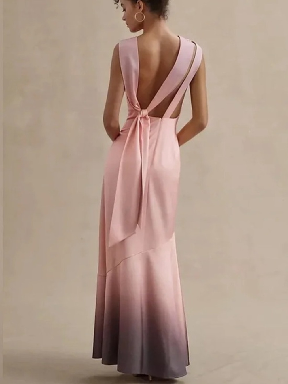 Significant other ombre formal maxi dress size small
